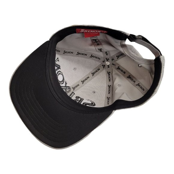 Srixon Golf Adjustable Tuck Strap Cap Trucker Baseball Logo 3D Hat Gray PGA - Picture 4 of 12
